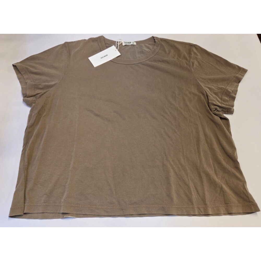 NWT Buck Mason Bronze Venice Wash Pima Boxy Crew Tee Made in USA Cotton XXL Read